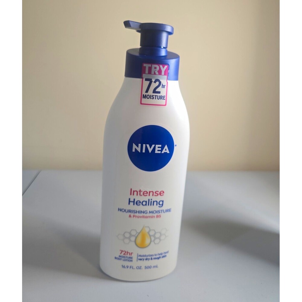 B19 NIVEA Intense Healing Body Lotion 72hr Moisture Provitamin B5 16.9oz